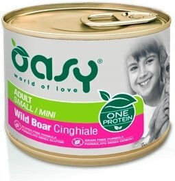 Oasy 0.2kg Trockenfutter für Erwachsene Hunde Kleine Rassen mit Wildschwein