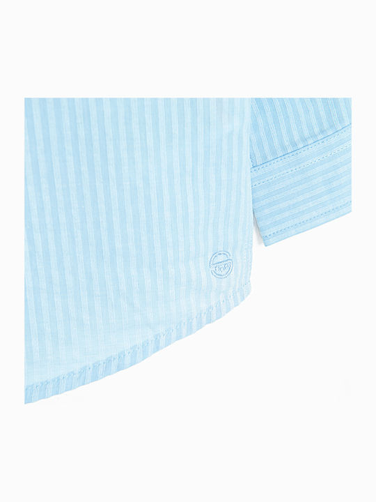 Kids Short-Sleeved Blue Shirt
