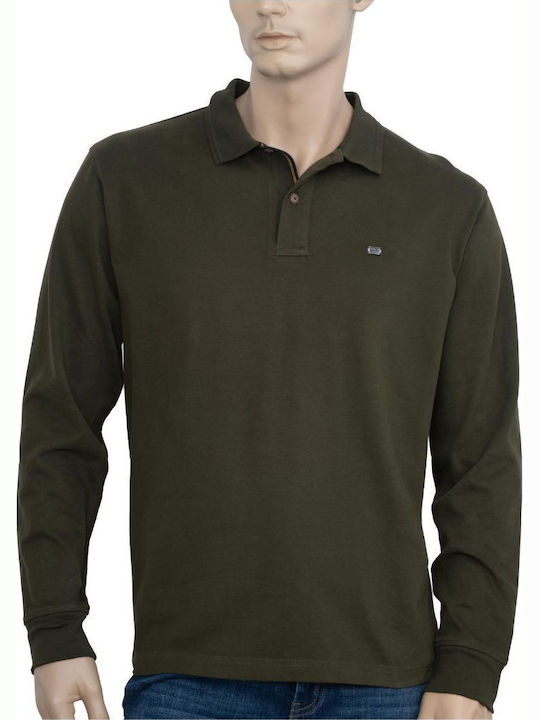Polo Long Sleeve Blouse Olive
