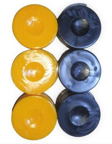 Set Kunststoff-Damespiel & Würfel für Backgammon Weiß 30 Stück 1036A