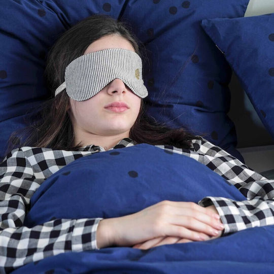 La Cerise sur le Gâteau Black Cotton Sleep Mask