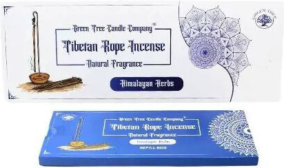 Задайте 10 Бройки Ароматно Въже Билки Хималаи + Изпарител Himalayan Herbs Rope