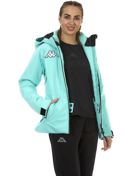 Kappa 1656490014-ΒΕΡΑΜΑΝ Γυναικείο Μπουφάν για Σκι & Snowboard Τιρκουάζ