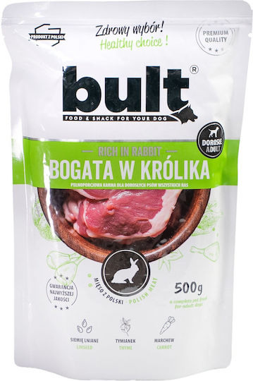 Bult Wet Dog Food Pouches With Rabbit 500gr