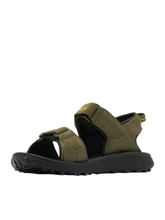 Konos Hiker 2-strap Ανδρικά Σανδάλια σε Πράσινο Χρώμα