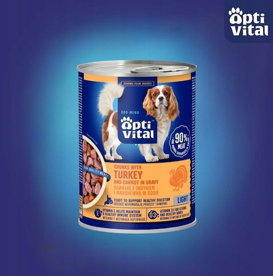 Pan Miesko Wet Dog Food in Cans with Turkey 415gr