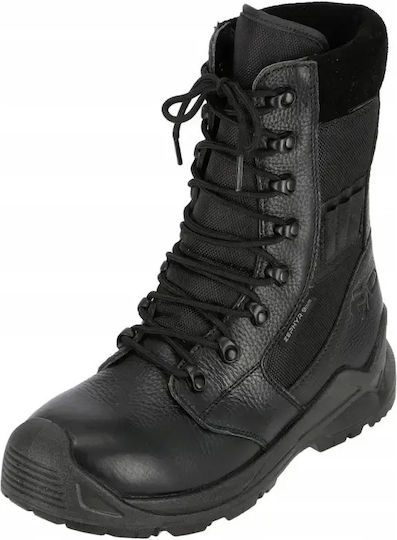 Sapir Cizme Militare De Piele Negre