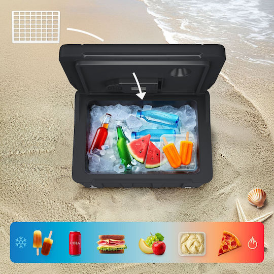 Peme Essential Portable Fridge 46.5L Black