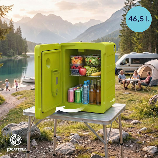 Peme Essential Tragbare Kühlschrank 46,5lt Grüne