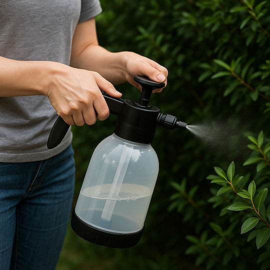 Pulverizator cu Presiune cu Capacitate de 2l în Culoare Neagră