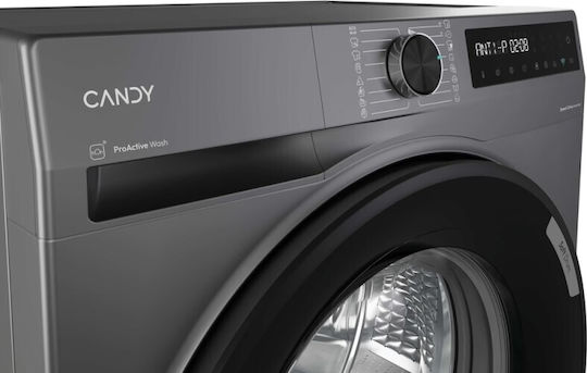 Candy Πλυντήριο Ρούχων 9kg 1400 Στροφών Γκρι BR 49SBL8G-S