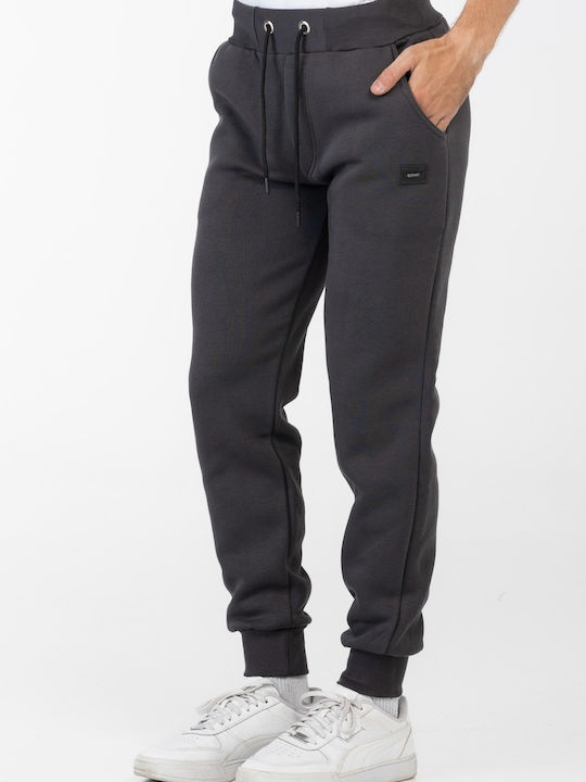 Herren-Sweatpants mit Elastik Gray Anthrazit