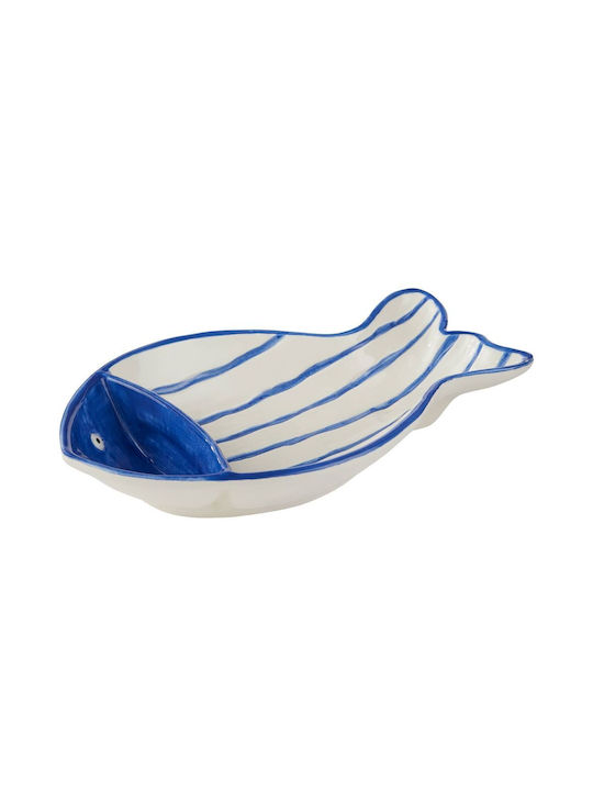 Butlers Servierschale Keramik Blau 24cm