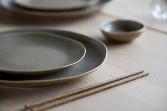 Villa Collection Shoku Πιάτο Γλυκού Κεραμικό με Διάμετρο 20cm