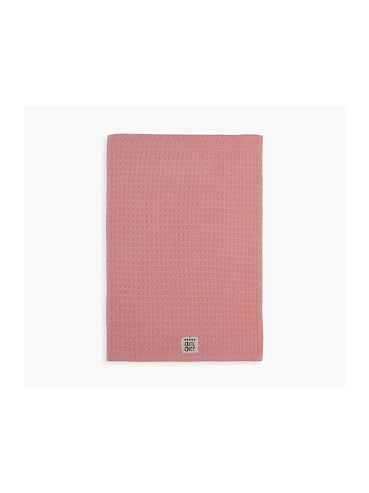 Nef-Nef Homeware Cute Chef Чаена Кърпа от 100% Памук в Екрю Цвят 45x68cm