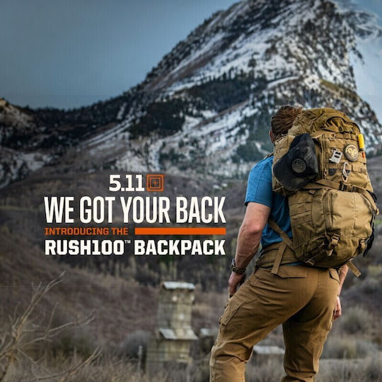 5.11 Tactical ''rush'' Στρατιωτικό Σακίδιο Πλάτης από Cordura Μπεζ 60lt