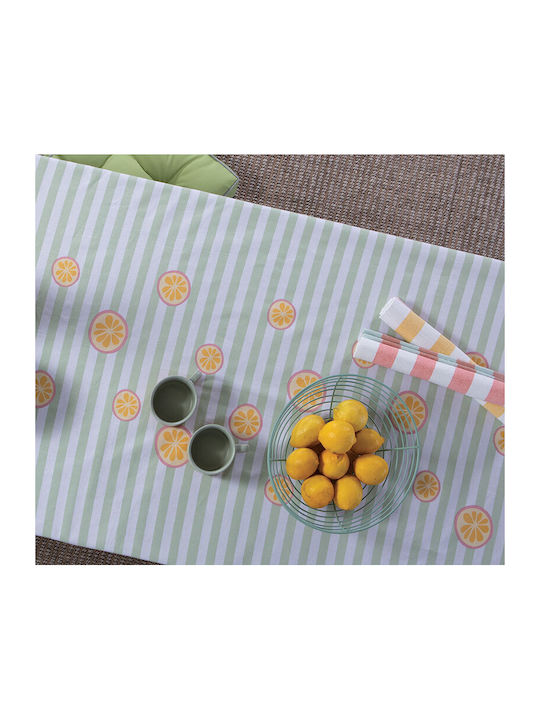 Nef-Nef Homeware Nef-Nef Homeware Baumwoll Tischdecke Fleckabweisend Lemonade Lemonade 140x140cm