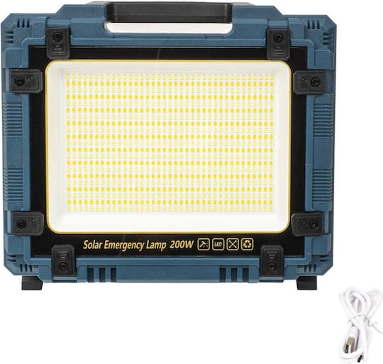Στεγανός Ηλιακός Προβολέας LED 200W IP66
