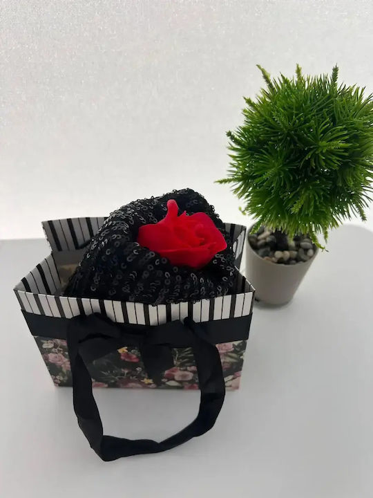 Γυναικεία Μπλούζα με Φερμουάρ Floral Μαύρη