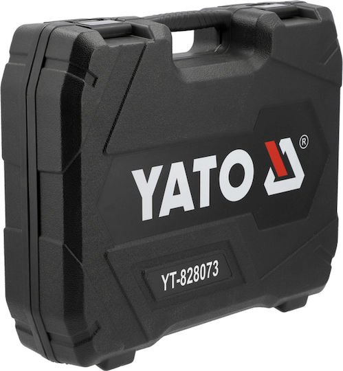 Yato YT-828073 Безчетков Гайковерт На Батерия 18V 1x6Ah с Удължител 1/2" и 3/4"