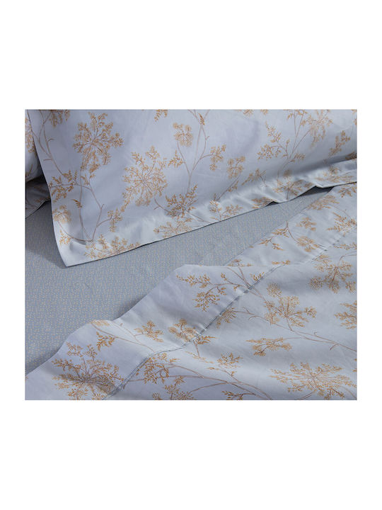 Nef-Nef Homeware Foxy Bettlaken King Size 270x280cm Blau (4 Stück)