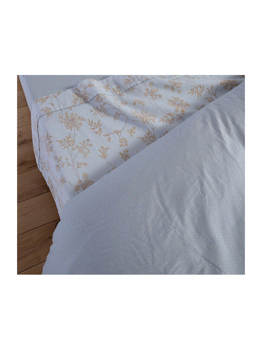 Nef-Nef Homeware Foxy Bettlaken King Size 270x280cm Blau (4 Stück)