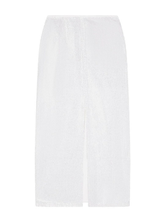 Maxi White Skirt