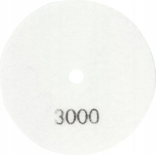 Set 10 Discuri De Șlefuire Cu Diamant Zola 80 Mm Diametru 3000 Granulație Prindere Velcro Plăci Piatra Ceramică Marmură Plăci Acoperiș Teracotă Utilizare Uscată Și Umedă Alb