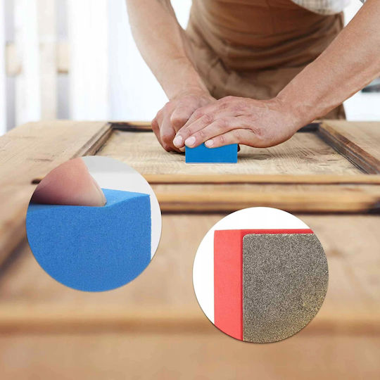 Set 4 Abrasive Sponges Zola Grits 60 100 200 400 Sanding Hard Materials