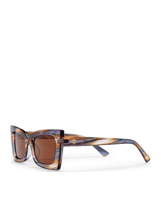 Chpo Unisex Sunglasses With Gray Frame And Gray Lens 16135IA