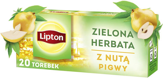 Lipton Ceai Verde Cu O Notă De Gutui 20x1.6g
