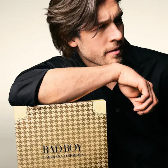 Carolina Herrera Bad Boy Cobalt Set Bărbătesc cu Eau de Parfum și Gel de Duș