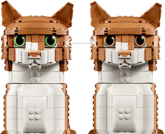 LEGO Ideas Pisică Portocalie pentru 18+ Ani 1755 Bucăți