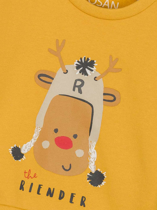 Kinder-Sweatshirt Gelb