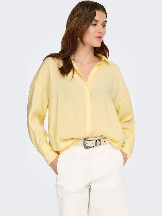 Long Sleeve Women's Shirt Cream