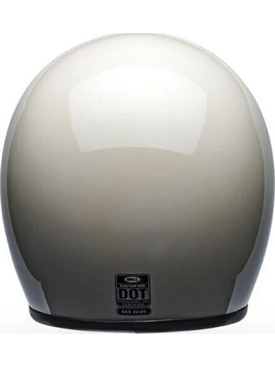 Bell Custom 500 Gloss White Motorcycle Helmet Jet ECE 22.06