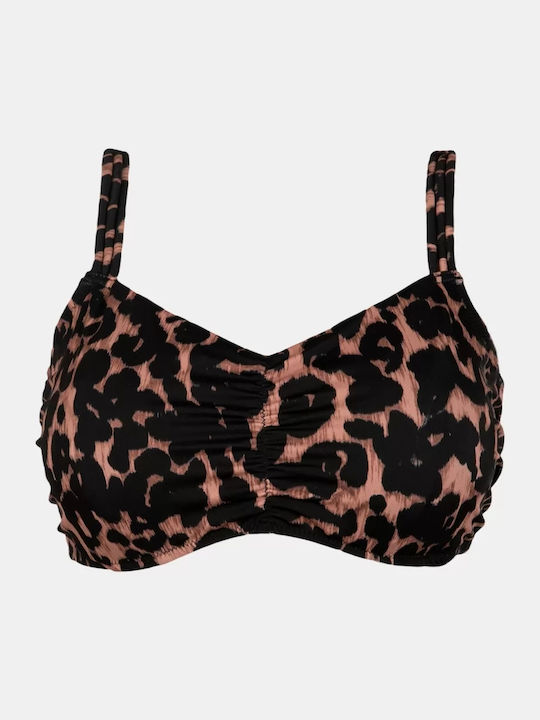 Bikinioberteile E-Cup Plus Tiermuster