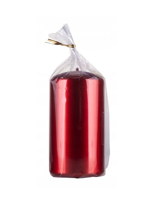 Donau Home Aurora Pillar Candle 70x130mm Ruby
