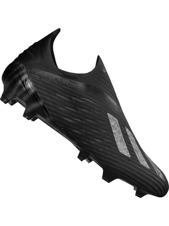adidas X 19+ Fußballschuhe mit Stollen Core Black / Silver Metallic