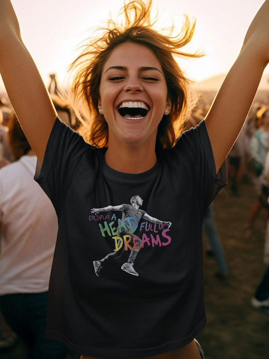 Softworld Coldplay A Head Full Of Dreams Singer T-shirt Black Softworld Coldplay A Head Full Of Dreams Singer T-shirt Black