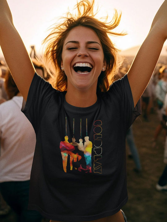 Softworld Coldplay Shadow Puppets T-shirt Μαύρο