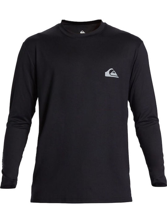 Quiksilver Everyday UPF 50+ Men's Long Sleeve Sun Protection Shirt Black