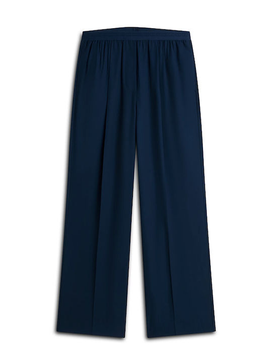 Women's Chino Trousers in Loose Fit Navy