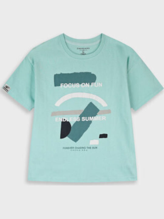 Energiers Kinderoberteile Bluse Hellblau