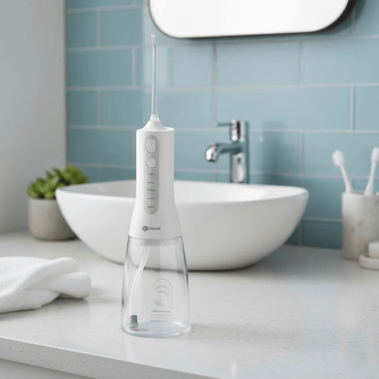Haxe Water Flosser with Pressure Sensor and Travel Case