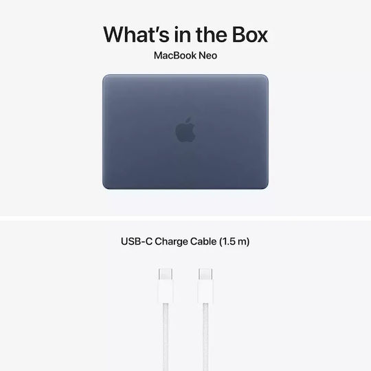 Apple MacBook Neo 13" IPS Retina Display (A18 Pro-6‑Core/8GB/256GB SSD/5‑Core GPU) Indigo (International English Keyboard)
