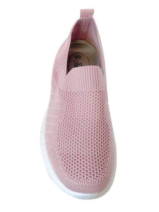 Slip-On Pentru Femei Material Roz