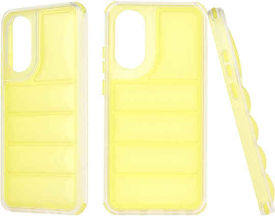Back Cover Plastic/Silicon Galben Oppo A78 4G