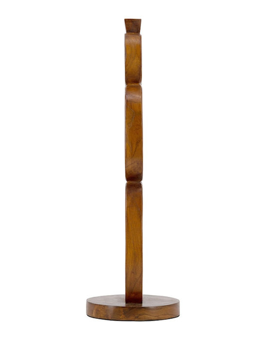 Artekko Holz Kerzenhalter in Braune Farbe 20x59x16cm