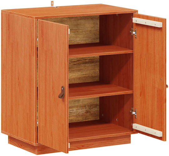 Sideboard Made of Solid Wood Brown 65.5x40x75cm